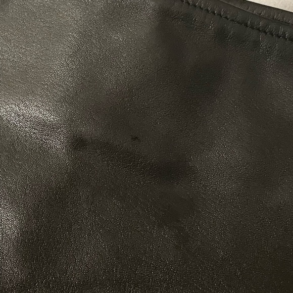 All Saints Andy Leather Mini Skirt 8 - Picture 2 of 11